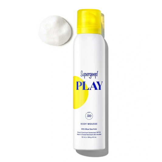 PLAY Body Mousse SPF 50 with Blue Sea Kale