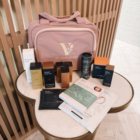 Vanity Bar Travel Bag + Skincare Set - Skinbetter Science