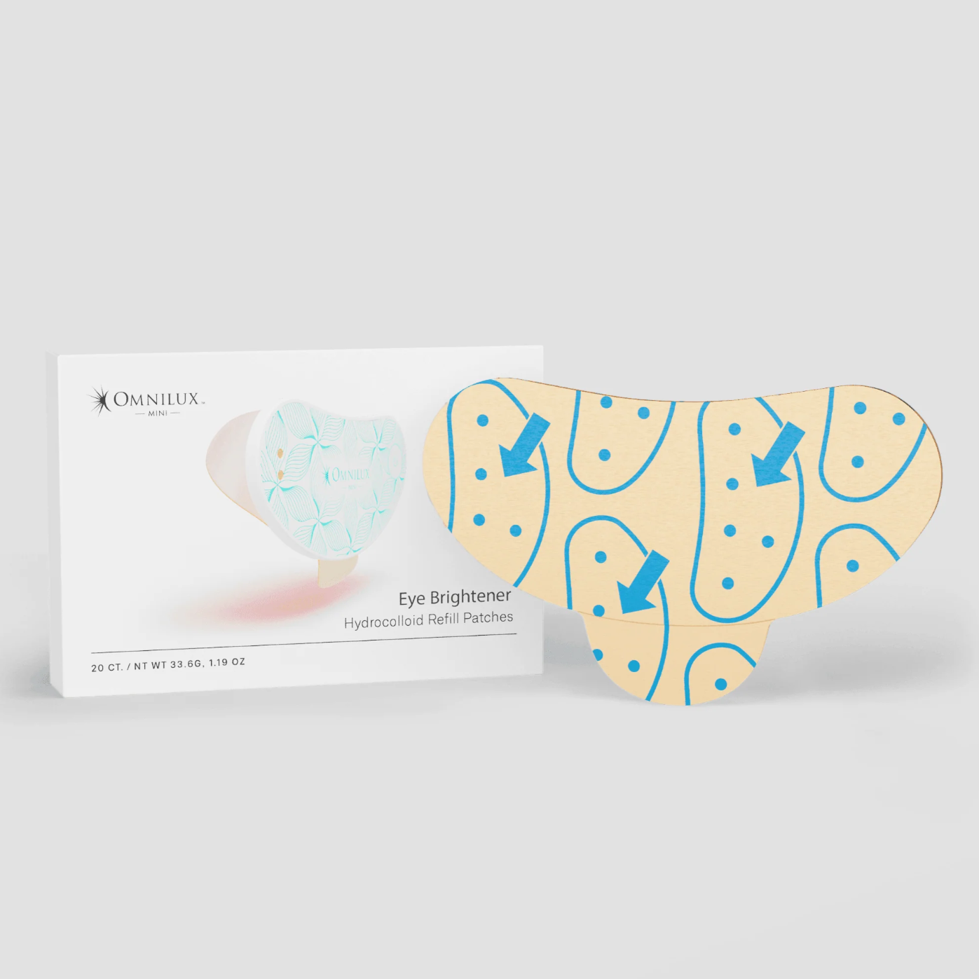 Omnilux Eye Brightener Hydrocolloid Refil Patches